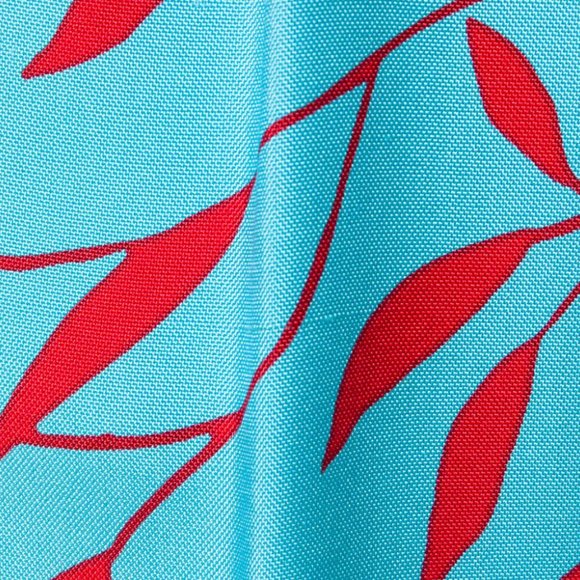 DVF DIANE VON FURSTENBERG WIDE LEAF PRINT PANTS TROUSERS SIZE 6 - Picture 5 of 10